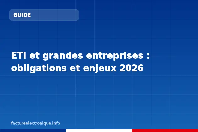 ETI et grandes entreprises : obligations et enjeux 2026