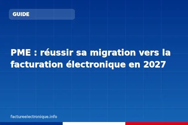 PME : réussir sa migration vers la facturation électronique en 2027